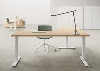 NOBU - Sectional melamine and metal office workstation by DVO - view 8