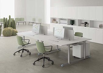 OSLO - Round melamine meeting table by DVO - view 8