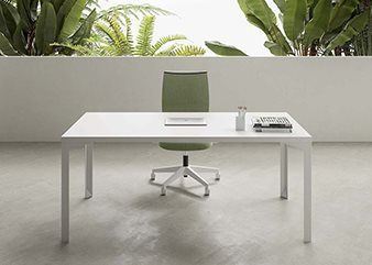 ENNA - Sectional melamine and plate office desk by DVO - view 8