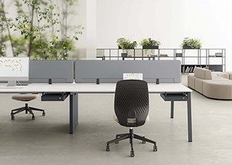 DV802 - Sectional melamine and metal office workstation by DVO - view 9