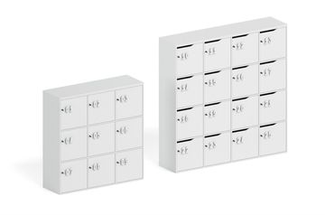 DV549 - Melamine Locker by DVO - view 6