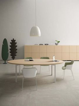 ENNA - Sectional melamine and plate office desk by DVO - view 9