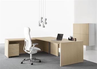 OXFORD - Sectional multiple wooden workstation desk by DVO - view 7