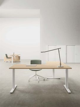 NOBU - Sectional melamine and metal office workstation by DVO - view 7