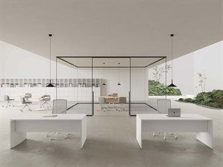 TREKO - Rectangular melamine high table by DVO - view 5
