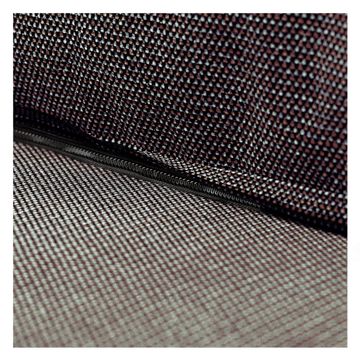 three seats sofa / outside in Aluminium, Eco-leather - Collection Terramare by Emu - view 4