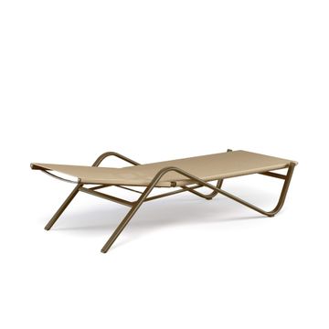 stackable sunbed with hidden wheels / outside in Aluminium, emu-tex - Collection Holly by Emu - view 3