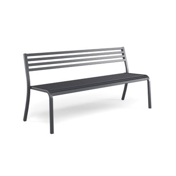 armchair / outside in Steel - Collection Segno by Emu - view 9