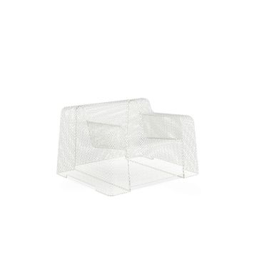 two seats sofa / outside in Steel - Collection Ivy by Emu - view 3