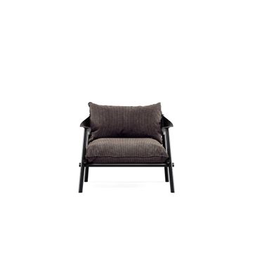 two seats sofa / outside in Aluminium, Eco-leather - Collection Terramare by Emu - view 2