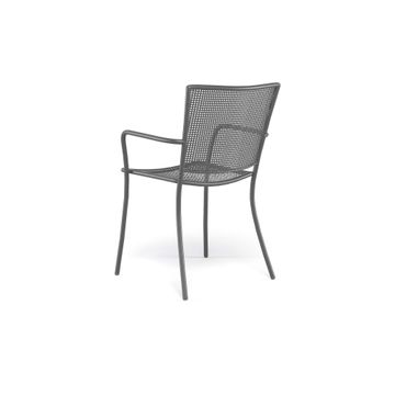armchair / outside in Steel - Collection Athena by Emu - view 4