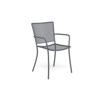 two seats sofa / outside in Steel - Collection Athena by Emu - view 8