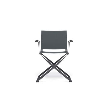 director's armchair / outside in Aluminium, emu-tex - Collection Ciak by Emu - view 2
