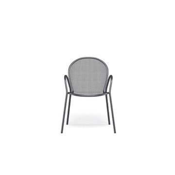 armchair / outside in Steel - Collection Ronda by Emu - view 2