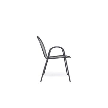 armchair / outside in Steel - Collection Ronda by Emu - view 3