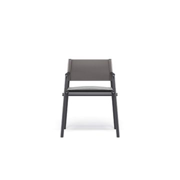 armchair / outside in Aluminium, emu-tex - Collection Terramare by Emu - view 2