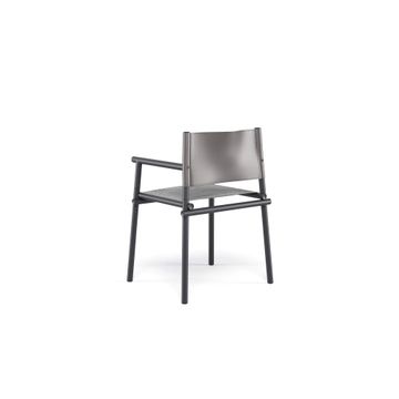 armchair / outside in Aluminium, emu-tex - Collection Terramare by Emu - view 4