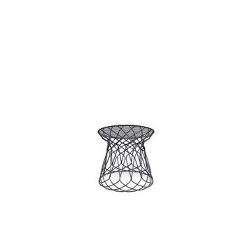 pouffe d45 / outside in Steel - Collection Re-Trouvé by Emu - view 2