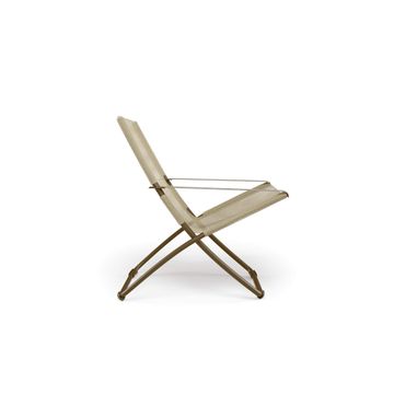 deck chair / outside in Steel, emu-tex - Collection Snooze by Emu - view 2