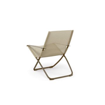 deck chair / outside in Steel, emu-tex - Collection Snooze by Emu - view 3