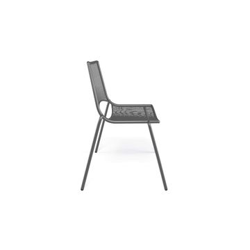 chair / outside in Steel - Collection Ala by Emu - view 3