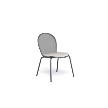chair / outside in Steel - Collection Ronda by Emu - view 5