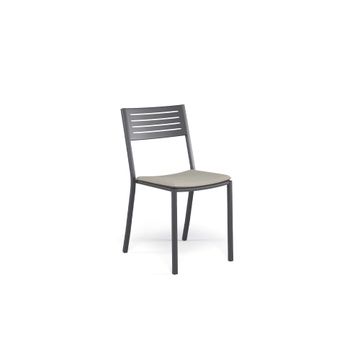 chair / outside in Steel - Collection Segno by Emu - view 5