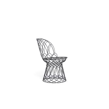 chair / outside in Steel - Collection Re-Trouvé by Emu - view 3