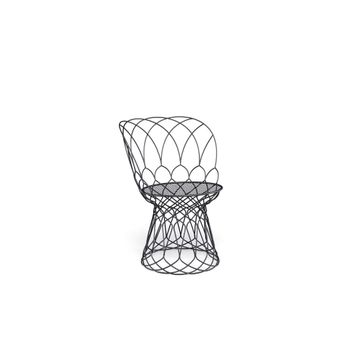 chair / outside in Steel - Collection Re-Trouvé by Emu - view 2