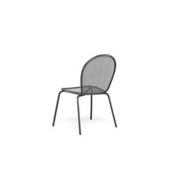chair / outside in Steel - Collection Ronda by Emu - view 4