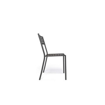 chair / outside in Steel - Collection Segno by Emu - view 3