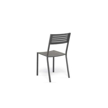 chair / outside in Steel - Collection Segno by Emu - view 4