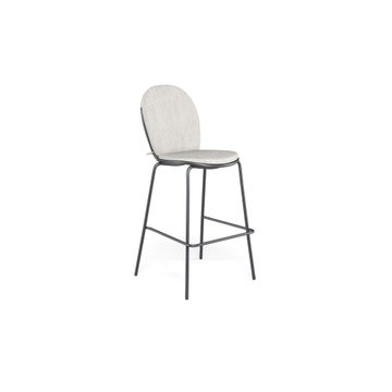 barstool / outside in Steel - Collection Ronda by Emu - view 6