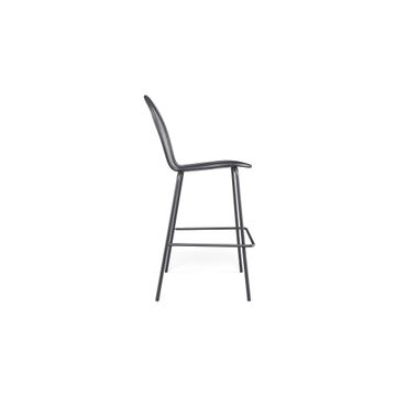 barstool / outside in Steel - Collection Ronda by Emu - view 3