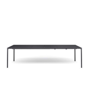 extensible table 181+50+50x103 / outside in Aluminium - Collection Terramare by Emu - view 2