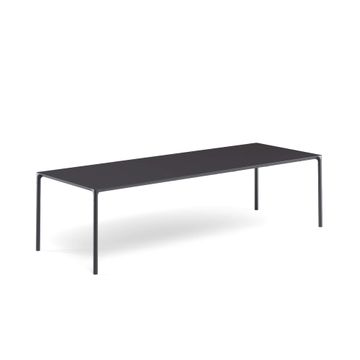 coffee table with ceramic top 48x48 / outside in Aluminium, Porcelain stoneware - Collection Terramare by Emu - view 7
