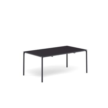 extensible table 181+50+50x103 / outside in Aluminium - Collection Terramare by Emu - view 3