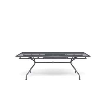 extensible table 230+70x100 / outside in Steel - Collection Athena by Emu - view 4