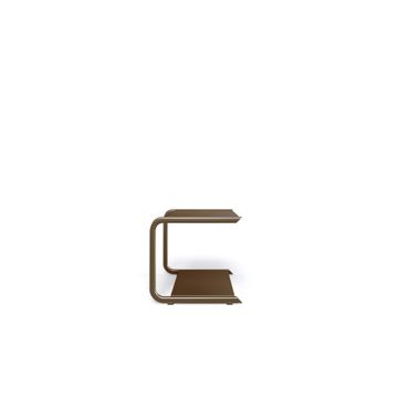 coffe table 44x45 / outside in Aluminium - Collection Holly by Emu - view 2
