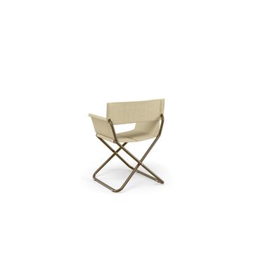 director's armchair / outside in Steel, emu-tex - Collection Snooze by Emu - view 3