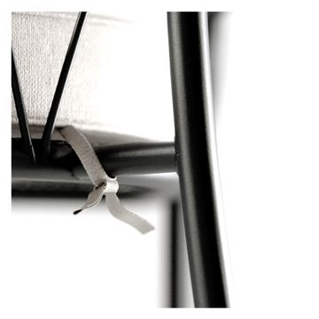 armchair / outside in steel - Collection Como by Emu - view 6