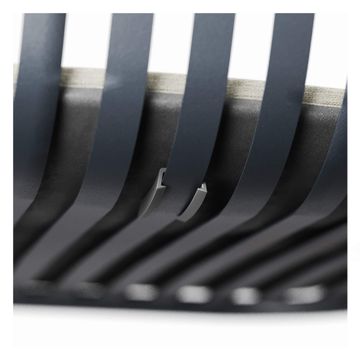 barstool / outside in Steel - Collection Riviera by Emu - view 6