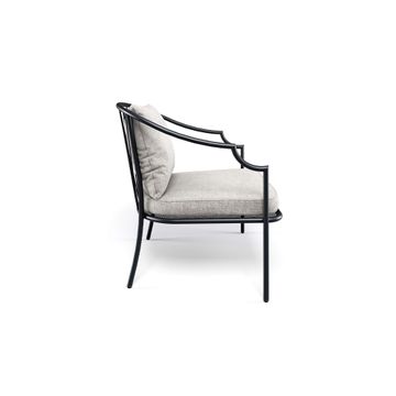 lounge chair / outside in Steel - Collection Como by Emu - view 4