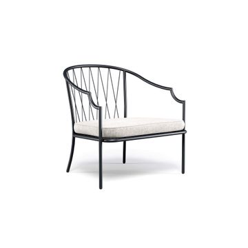 lounge chair / outside in Steel - Collection Como by Emu - view 2