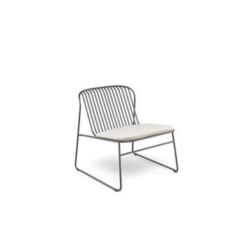 lounge-chair / outside in Steel - Collection Riviera by Emu - view 5