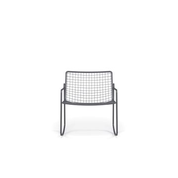 swing lounge chair / outside in Steel - Collection Rio R50 by Emu - view 2