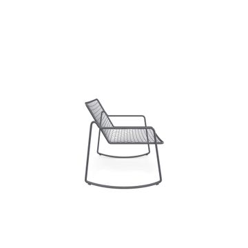 swing lounge chair / outside in Steel - Collection Rio R50 by Emu - view 3