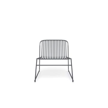 lounge-chair / outside in Steel - Collection Riviera by Emu - view 2