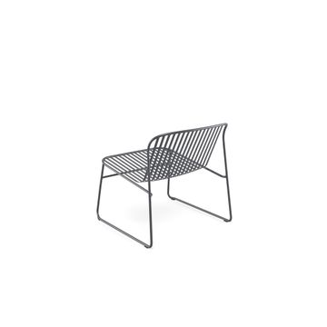 lounge-chair / outside in Steel - Collection Riviera by Emu - view 4