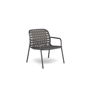 two seats sofa / outside in Aluminium - Collection Yard by Emu - view 6